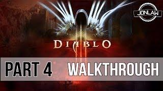 Diablo 3 Walkthrough - Part 4 SKELETON KING BOSS - Master Difficulty Gameplay&Commentary