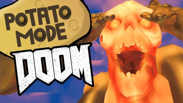We Send Doom's Graphics To Hell And Back | Potato Mode