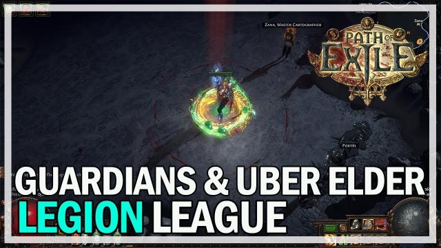 Path of Exile - All Guardians & Uber Elder - Cyclone Legion League