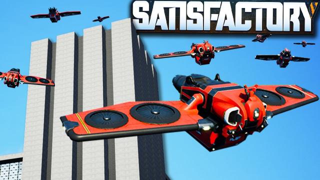 Building a MASTER DRONE HUB for Satisfactory Update 6!