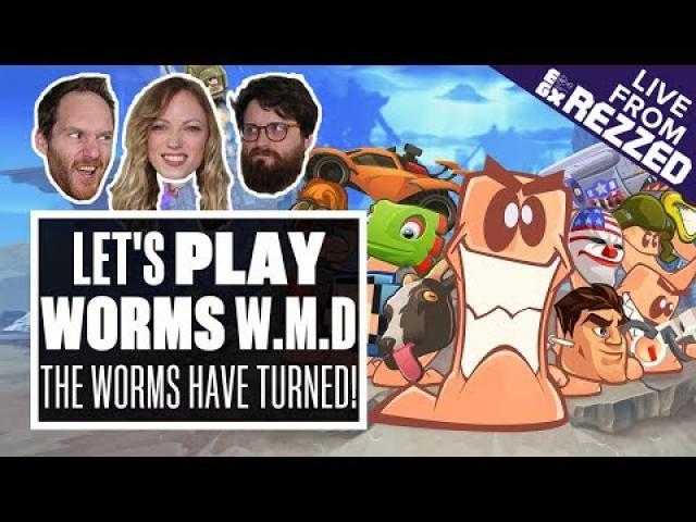 Let's Play Worms W.M.D. - LIVE FROM EGX REZZED 2019!
