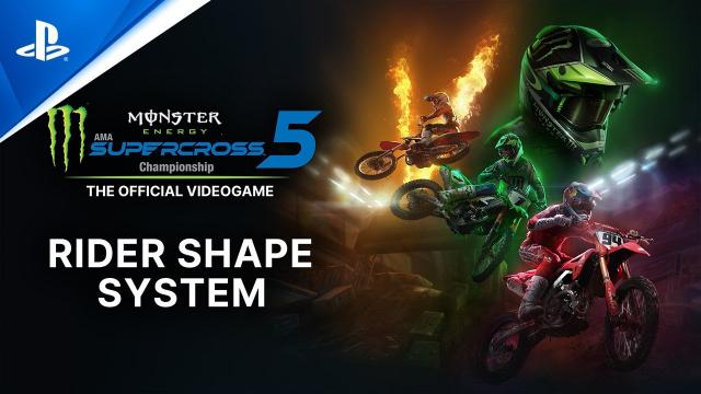 Monster Energy Supercross: The Official Videogame 5 - Rider Shape System | PS5, PS4