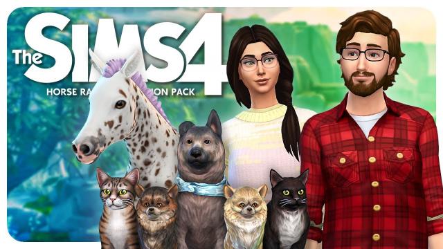 Living with 3 Dogs, 2 Cats, and 1 HORSE... — The Sims 4: Horse Ranches (#AD)