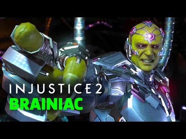Injustice 2 - Shattered Alliances Part 5 Official Brainiac Showcase