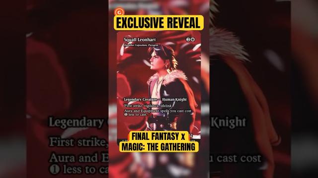 EXCLUSIVE: 3 Upcoming MTG x FF Cards