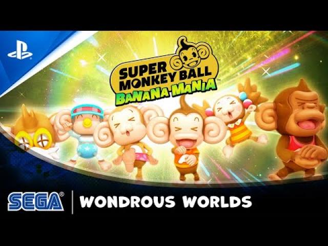 Super Monkey Ball Banana Mania - Wondrous Worlds | PS5, PS4