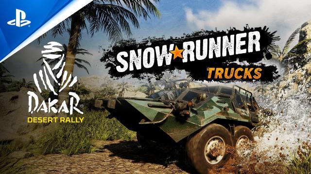 Dakar Desert Rally - SnowRunner Trucks DLC Trailer | PS5 & PS4 Games