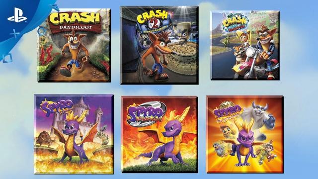 Spyro + Crash Remastered Game Bundle | PS4