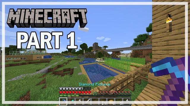 Minecraft - Survival Let's Play Part 1 - Diamonds (PC Gameplay)