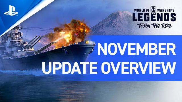 World of Warships: Legends – November Update Overview | PS4