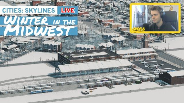 Cities Skylines: Winter in the Midwest LIVE