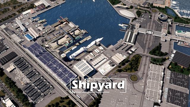 Cities Skylines: Sunset Harbor - Shipyard, Building Cruise Ships, Warehouses, Fishing Docks