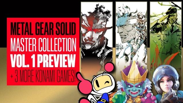 Metal Gear Solid: Master Collection Vol 1 Gameplay Preview + 3 More Upcoming KONAMI Games!