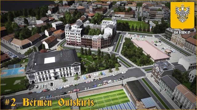 Bermen: New District, School, Church, Park #2 | Cities Skylines