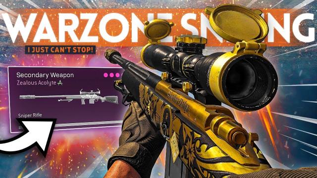 I Just CAN'T STOP SNIPING in Warzone Season 2!
