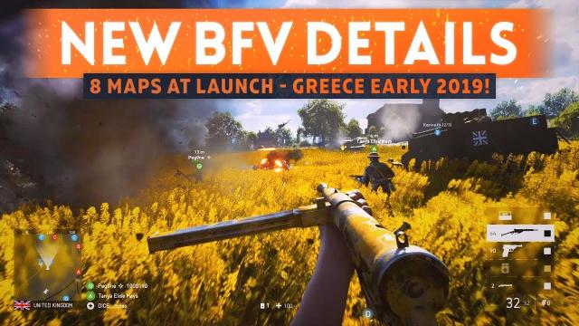8 LAUNCH MAPS CONFIRMED: GREECE MAP IN EARLY 2019! - "This Is Battlefield 5" Trailer Info Breakdown