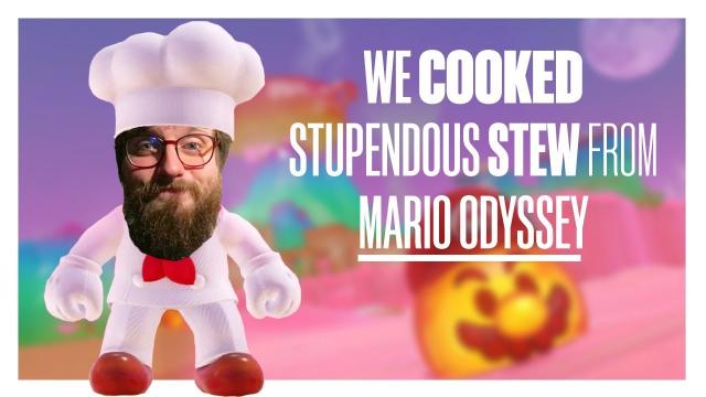 We cooked Stupendous Stew from Super Mario Odyssey