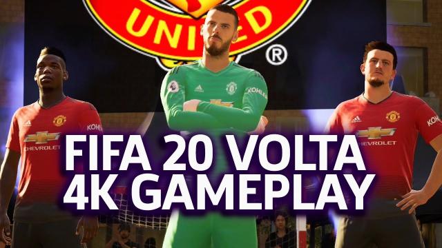 FIFA 20 - Volta Mode Manchester United Vs Tottenham Hotspurs 4K Gameplay | Gamescom 2019