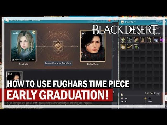 Early Graduation & How to Use Fughar's Timepiece | Black Desert
