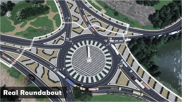 Cities Skylines: Real Roundabout Copy