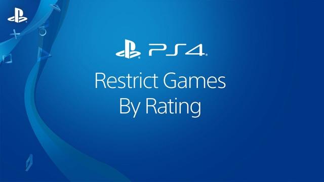 Restrict a Child Account’s Access to PS4 Games By Rating | PlayStation