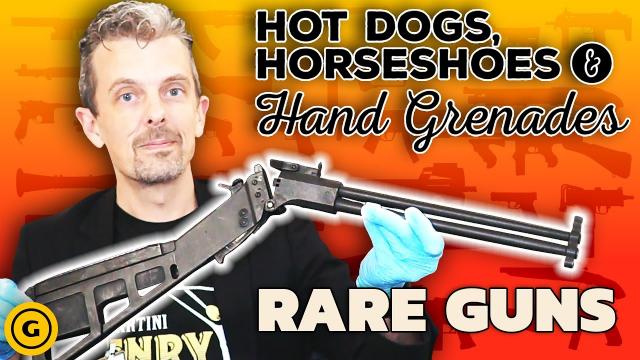 Firearms Expert Reacts To RARE Hot Dogs, Horseshoes and Hand Grenades Guns PART 2