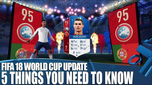 FIFA 18 new World Cup Russia Update gameplay! 5 Things You Need To Know