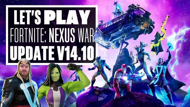Let's Play Fortnite: Nexus War Update V14.10 - EXPLORING STARK INDUSTRIES!