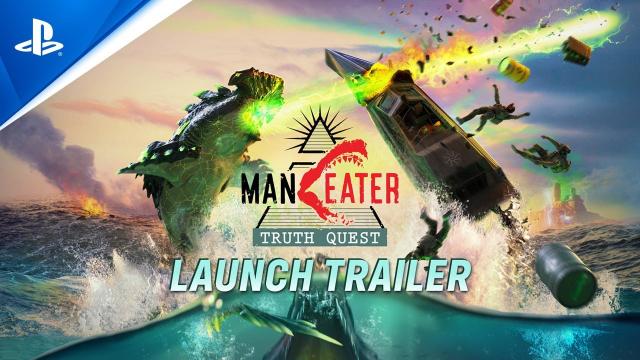 Maneater: Truth Quest - Launch Trailer | PS5, PS4