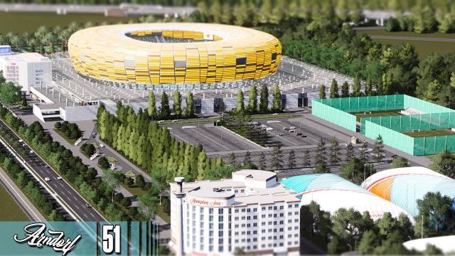 Cities Skylines: Arndorf - The Football European Championship Stadium: Thierry Bourrague #51