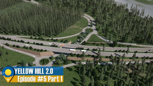 Cities Skylines 4K: Yellow Hill 2 - Highway Interchange project and a New Mayor | EP.5 P.1 | Y:3