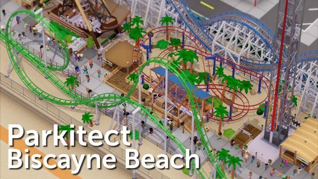 Parkitect Campaign (Part 14) - Biscayne Beach - Seaside Amusement Park