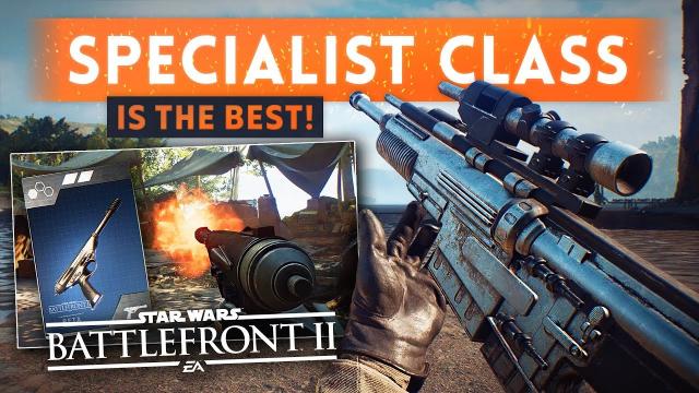 ► SPECIALIST IS THE BEST TROOPER CLASS! - Star Wars Battlefront 2 Beta (A280-CFE Blaster is OP?)