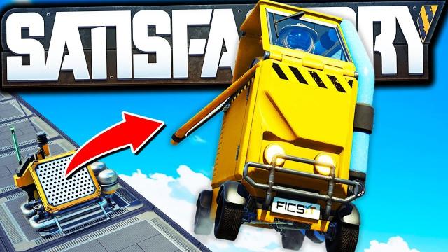 Spending All Our Coupons on Factory Cart Stunts! - Satisfactory Early Access Gameplay Ep 3