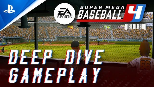 Super Mega Baseball 4 - Gameplay On and Off-Field Deep Dive | PS5 & PS4 Games