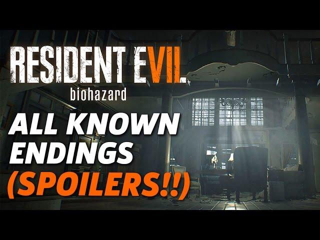 **SPOILERS** All Known Endings - Resident Evil 7: biohazard