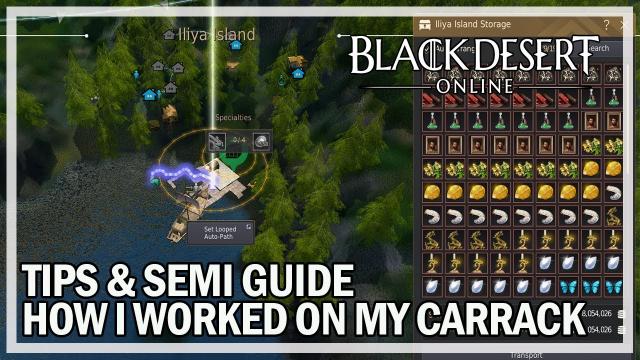 How I worked on my Carrack & Tips - Black Desert Online Guide