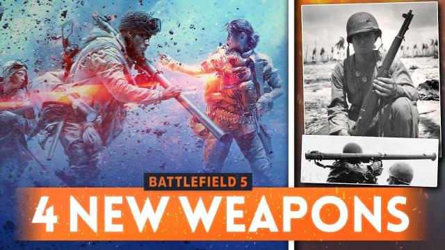 M1 GARAND FINALLY CONFIRMED? 4 New Weapons Revealed! - Battlefield 5 (Browning Hi-Power & Bazooka)