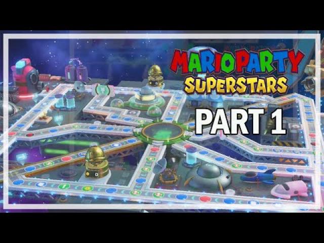 Mario Party Superstars - Space Land Gameplay with Friends - Part 1