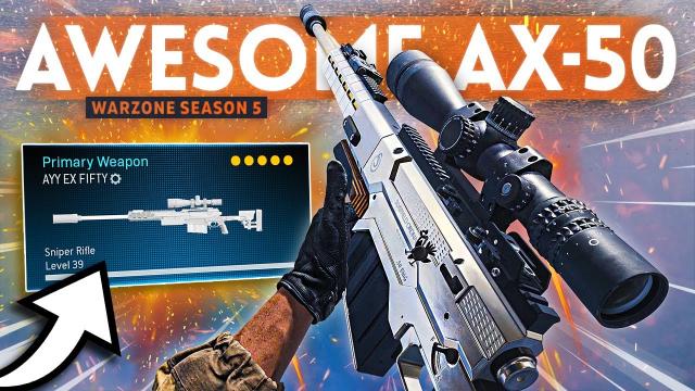The AX-50 is just an AWESOME FUN SNIPER in Warzone Season 5!