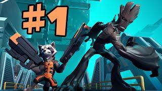 Guardians of the Galaxy - Disney Infinity 2.0 Walkthrough - Part 1 - Starlord Gamora