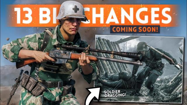 BATTLEFIELD 5: 13 *BIG* Changes & NEW FEATURES Coming Soon! (Soldier Dragging & Tactical Deploy)