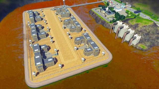 I Built a Jail on a Lake of Poop in Cities Skylines