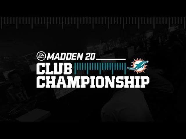 Madden 20 Miami Dolphins Club Championship