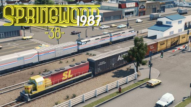 Cities Skylines: Springwood Retro Trains ft. Bsquiklehausen -EP38-