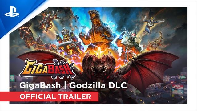 GigaBash - Godzilla DLC Official Trailer | PS5 & PS4 Games