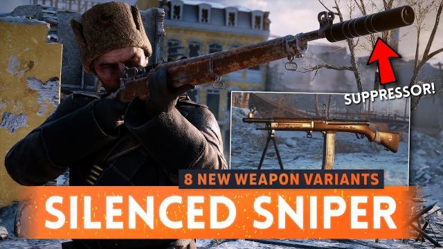 ➤ NEW SILENCED SNIPER RIFLE + 8 New Weapon Variants! - Battlefield 1 (Extended Support Is Here)