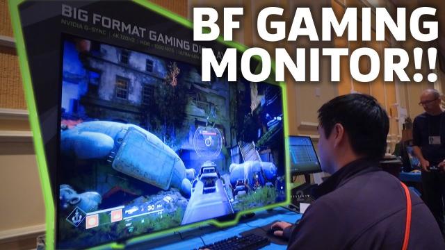 Gaming On Nvidia’s Huge 65-inch Monitor Is A BIG DEAL | CES 2018