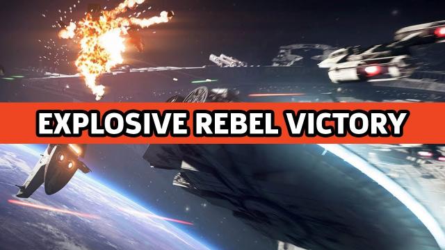 Starfighter Assault Rebel Victory In Star Wars Battlefront 2 Gameplay Debut (Official)