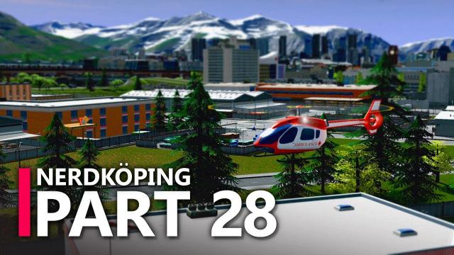 More Factories and HELICOPTERS! | Cities: Skylines - Nerdköping (#27)